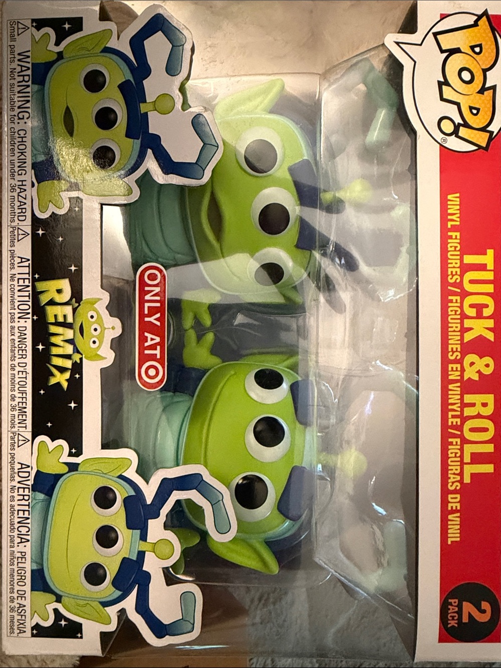 Funko Pop! Green Alien Remix 2-Pack Tuck & Roll